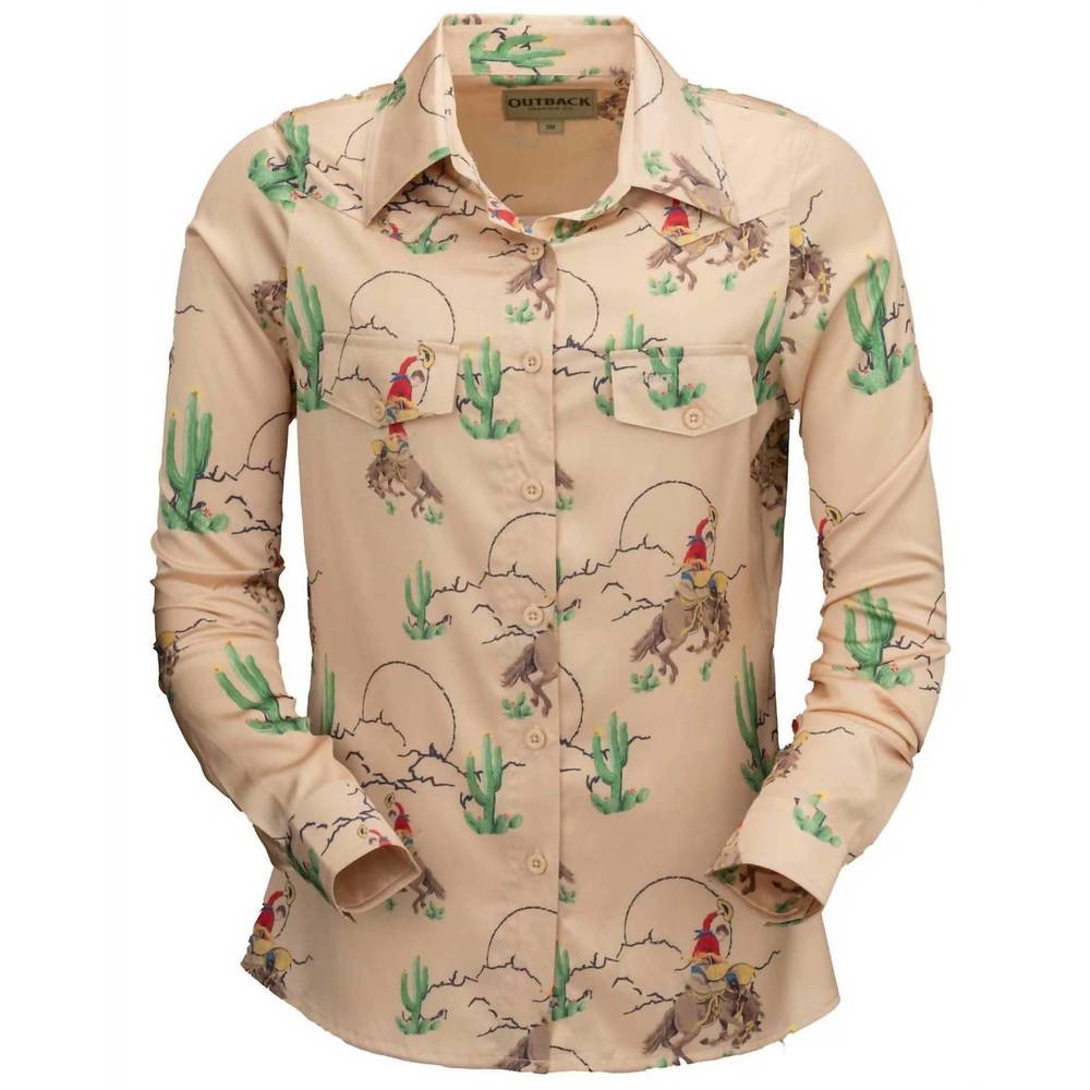 NEW OUTBACK TRADING CO. women's piper shirt in tan